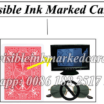 poker cards with invisible ink markings
